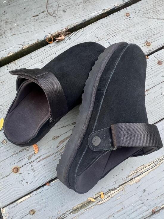 UGG Shoes - UGG Womens Goldenstar Clog Shoes Sz 8 EUR 39 Black Adjustable Strap GENUINE
